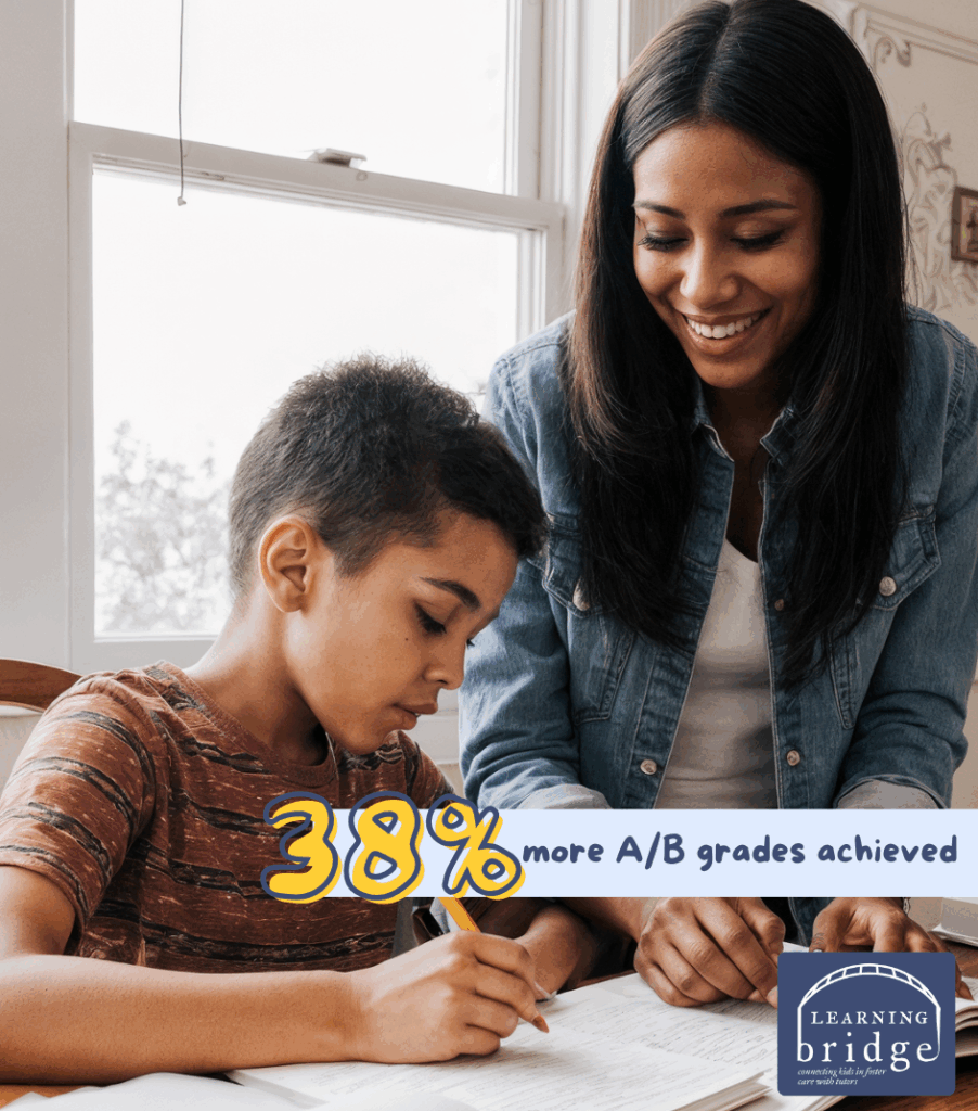 Learning Bridge tutor and foster care student.